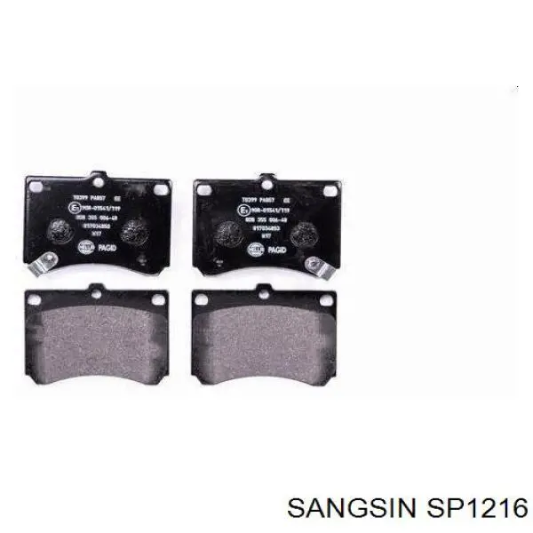 Передние тормозные колодки SP1216 Sangsin