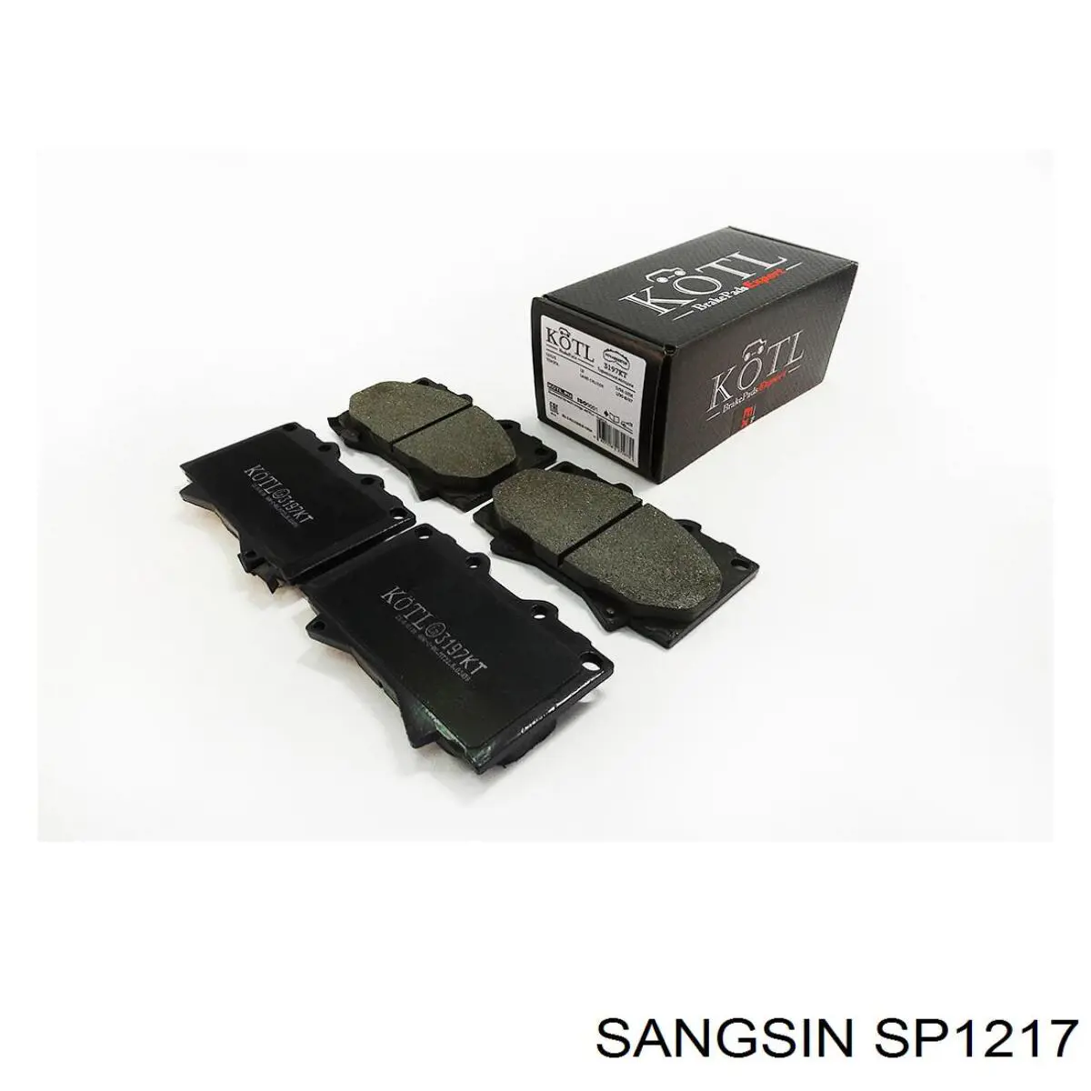 Колодки Sangsin SP1217 цена, от 21.54 USD