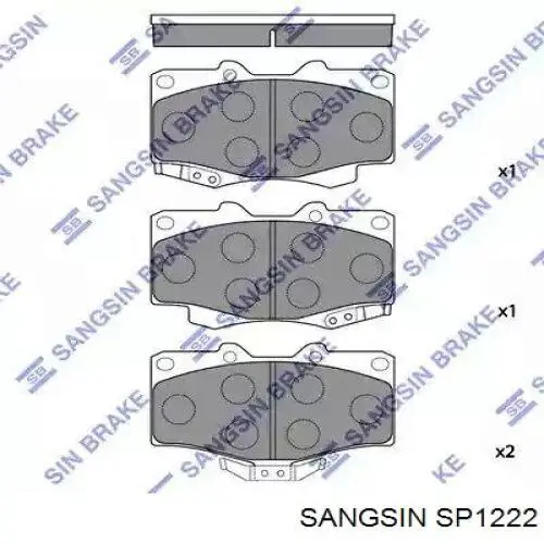 Передние тормозные колодки SP1222 Sangsin