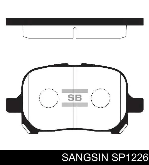 Передние тормозные колодки SP1226 Sangsin