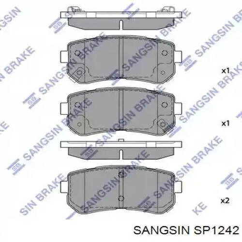 Задние дисковые колодки Renault (RVI) 7701204845