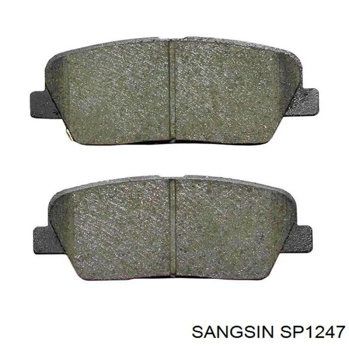 Купить SP1247 Sangsin Колодки тормозные задние, дисковые