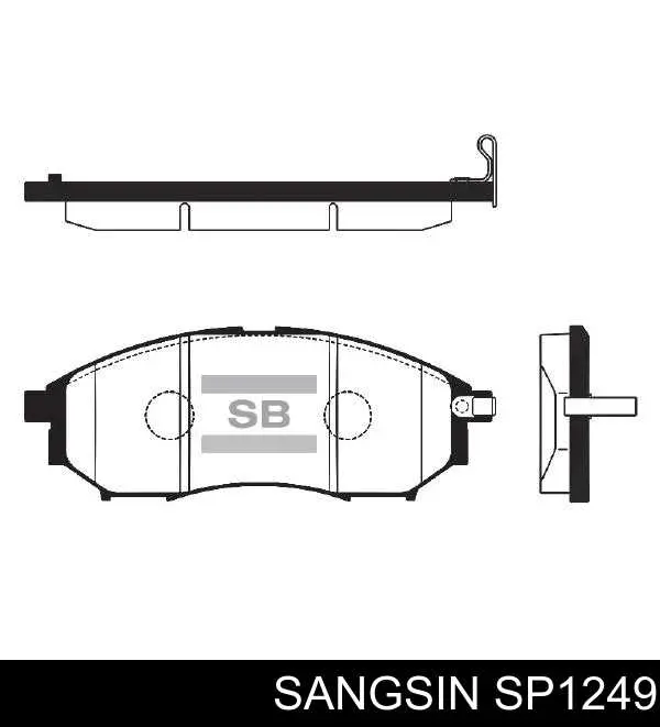 Передние тормозные колодки SP1249 Sangsin