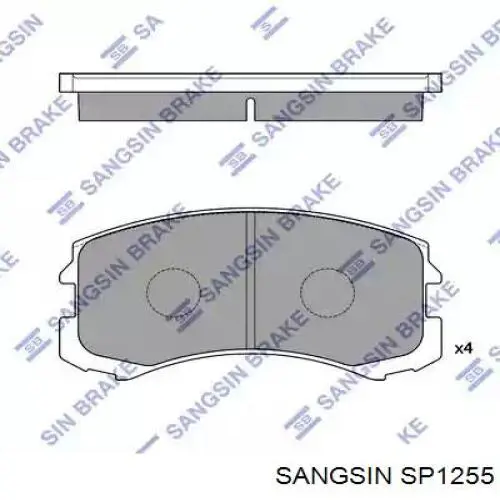 Передние тормозные колодки SP1255 Sangsin