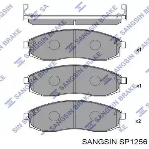 SP1256 Sangsin передние тормозные колодки