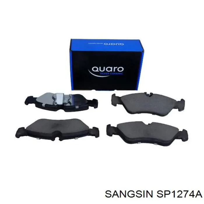 SP1274A Sangsin Колодки тормозные дисковые комплект