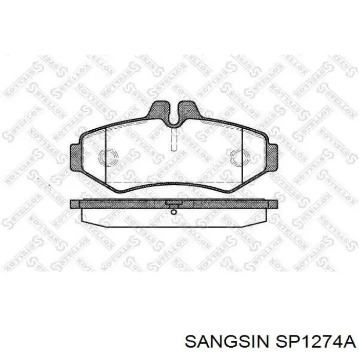 Колодки дисковые  Sangsin SP1274A цена, от 22.54 USD