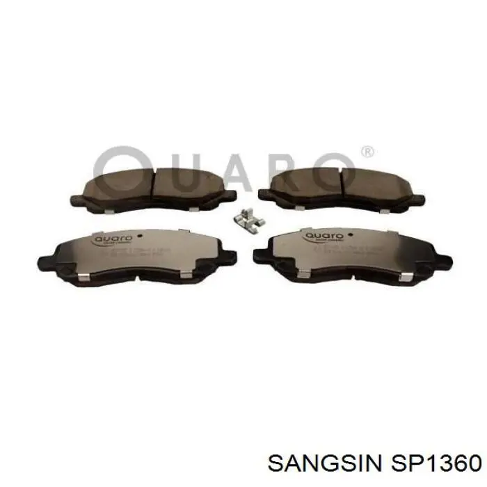 Передние тормозные колодки SP1360 Sangsin