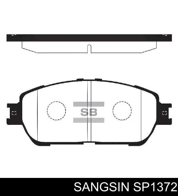 SP1372 Sangsin Колодки передние