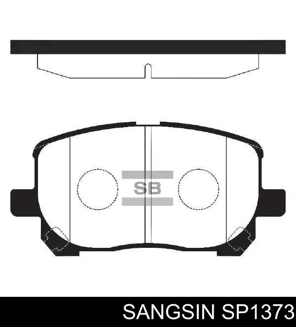 Передние тормозные колодки SP1373 Sangsin