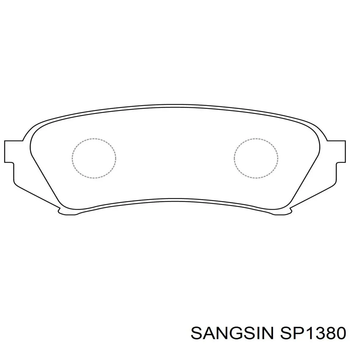 Задние тормозные колодки RT1PD14380 Rotinger