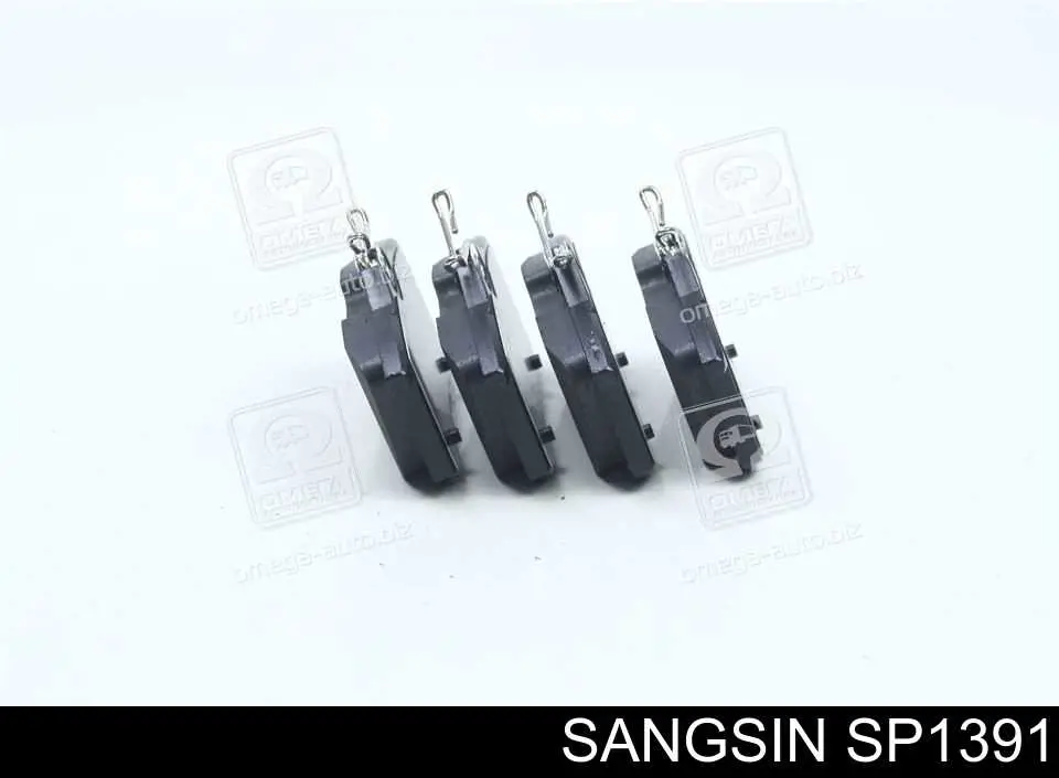SP1391 Sangsin колодки тормозные задние дисковые