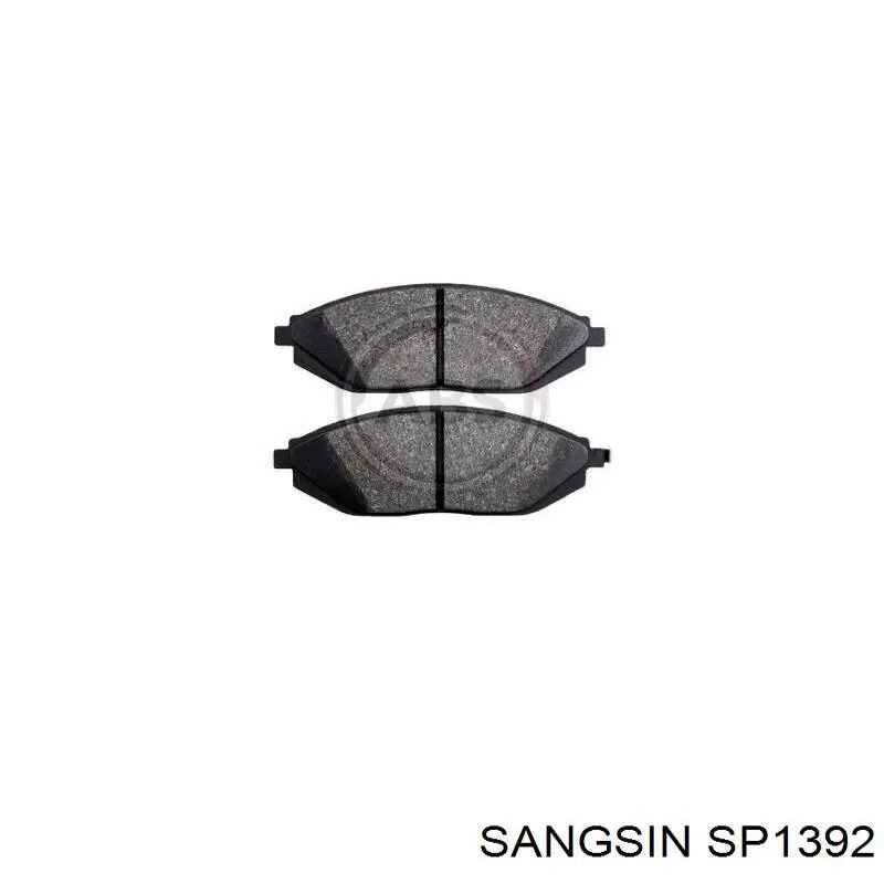 Передние тормозные колодки SP1392 Sangsin