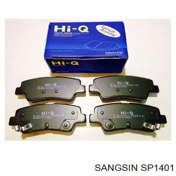 SP1401 Sangsin Колодки тормозные дисковые комплект