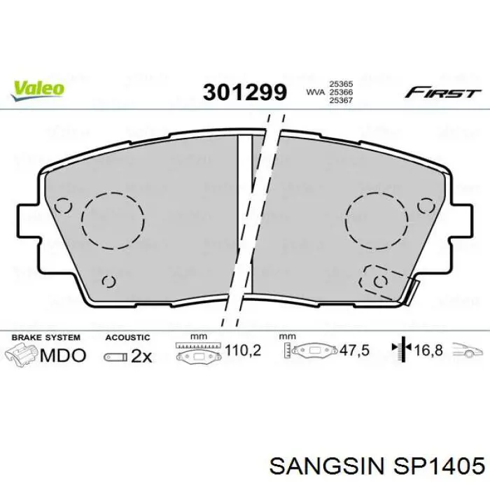 SP1405 Sangsin