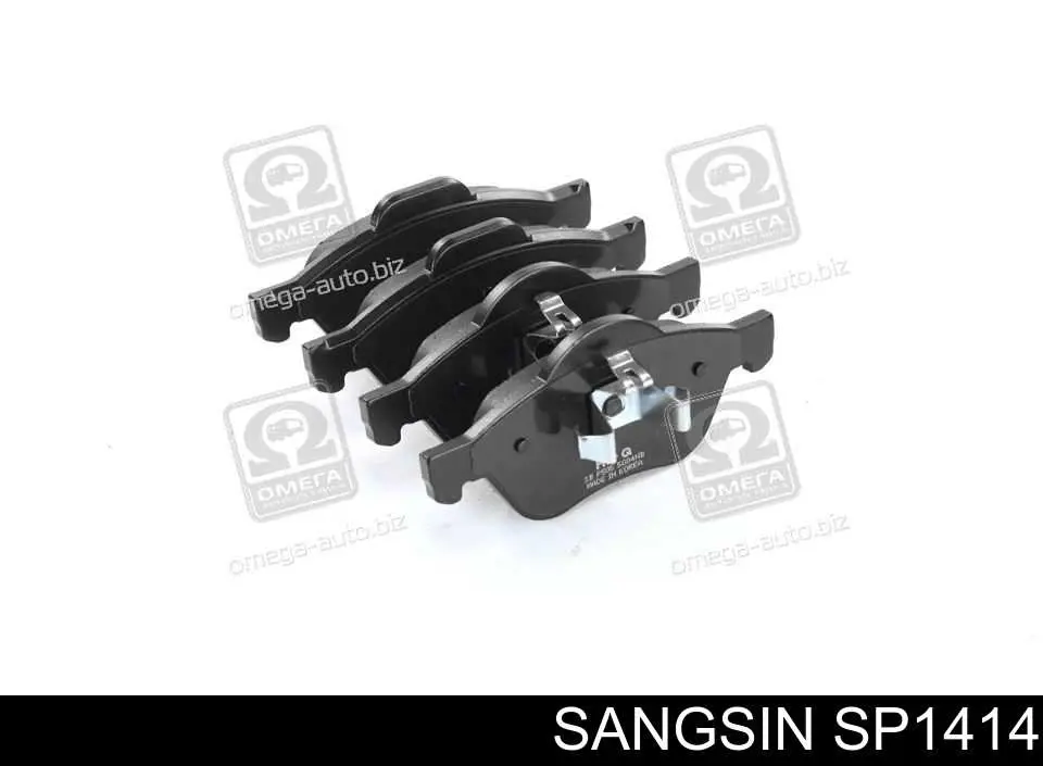 SP1414 Sangsin колодки тормозные передние дисковые