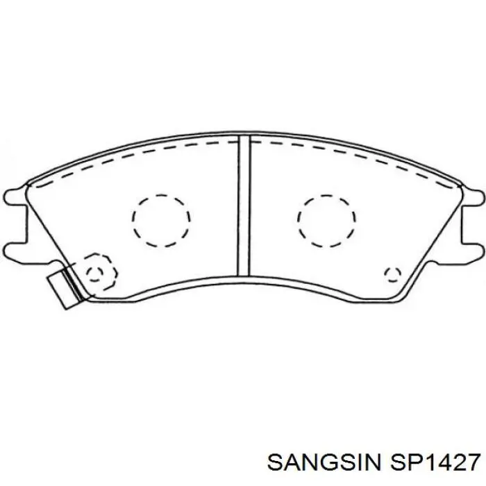 Передние тормозные колодки 45022SA6505 Honda