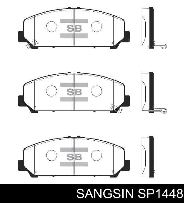 Передние тормозные колодки SP1448 Sangsin