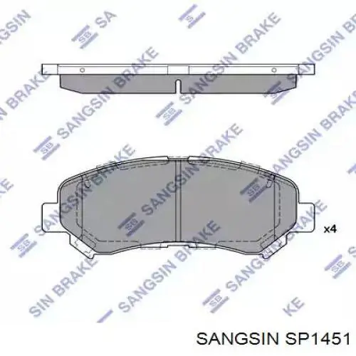 Передние тормозные колодки SP1451 Sangsin