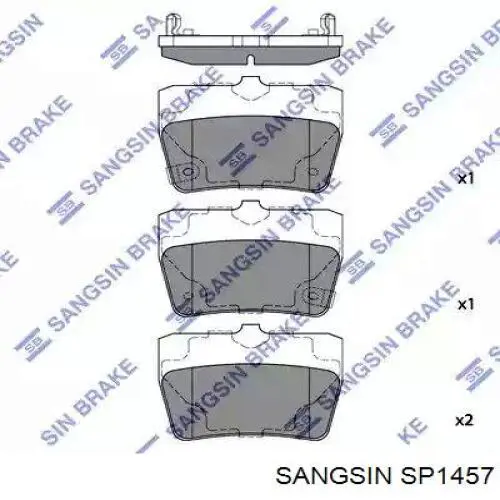 Задние тормозные колодки SP1457 Sangsin