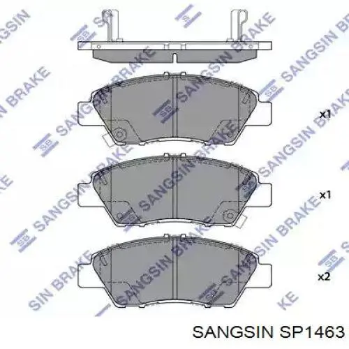 Передние тормозные колодки SP1463 Sangsin