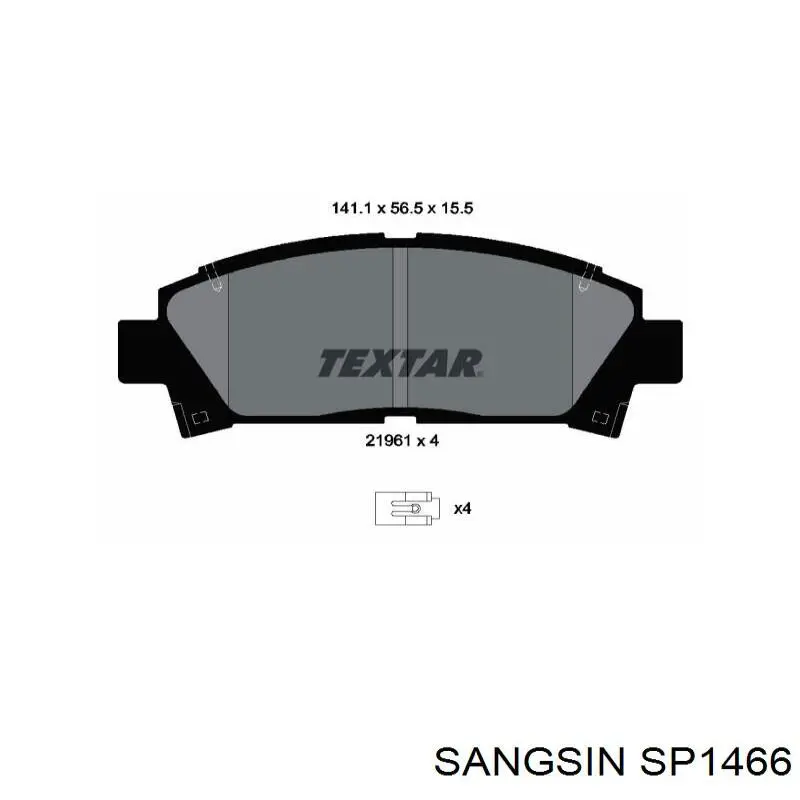 SP1466 Sangsin Пружина передней подвески
