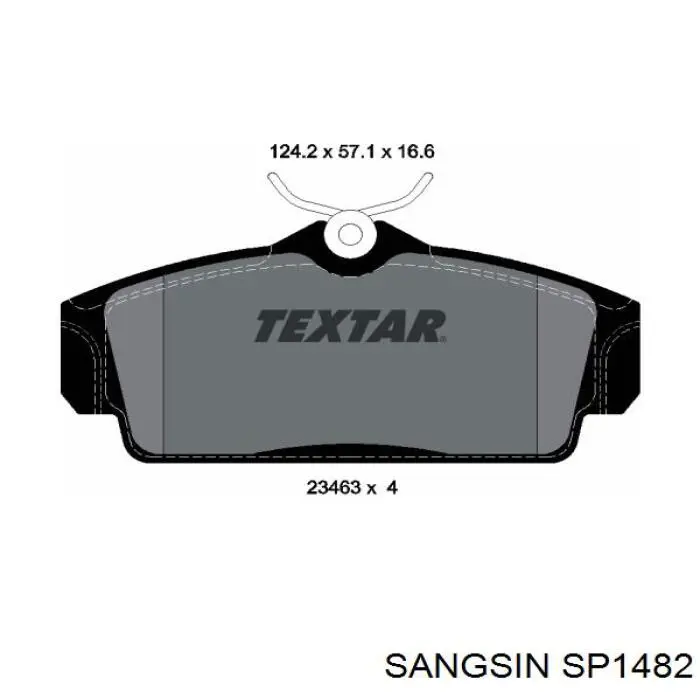 SP1482 Sangsin Колодки передние