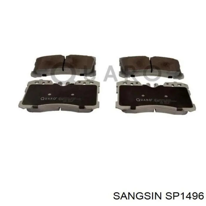 SP1496 Sangsin колодки тормозные передние дисковые