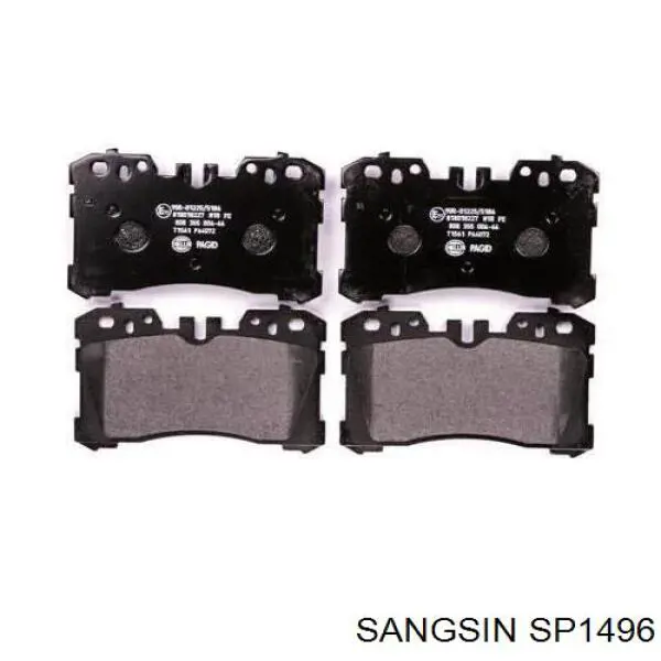 Купить SP1496 Sangsin Колодки тормозные