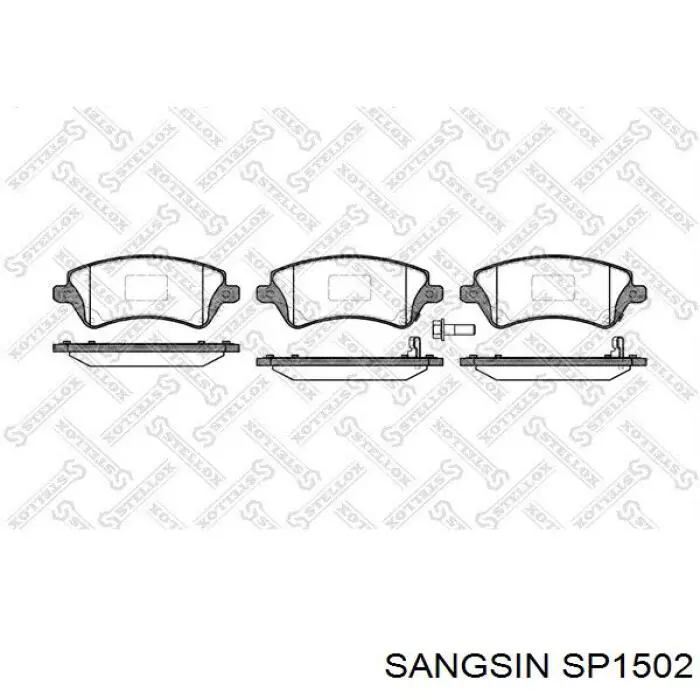Купить SP1502 Sangsin Колодки тормозные