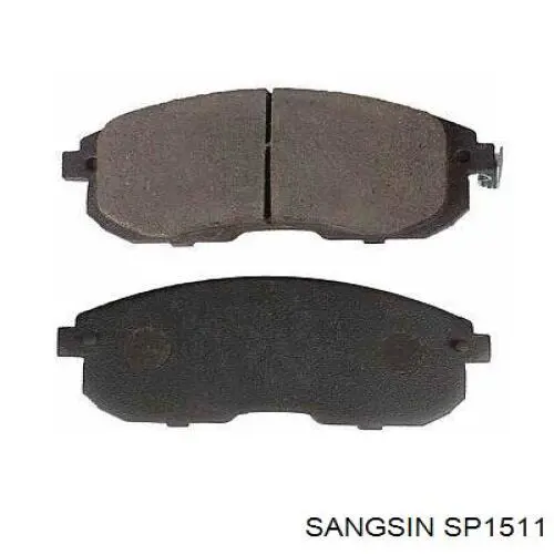 SP1511 Sangsin колодки тормозные задние дисковые