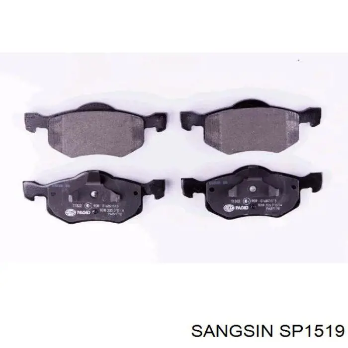 SP1519 Sangsin Колодки передние