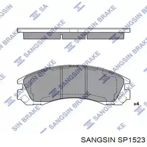 Колодки Sangsin SP1523 цена, от 26.91 USD