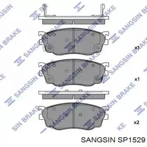 Передние тормозные колодки SP1529 Sangsin