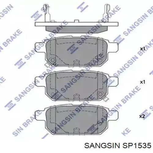 SP1535 Sangsin Колодки передние