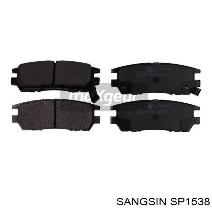Купить SP1538 Sangsin Колодки тормозные задние, дисковые