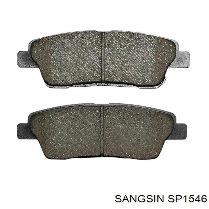 SP1546 Sangsin колодки тормозные задние дисковые