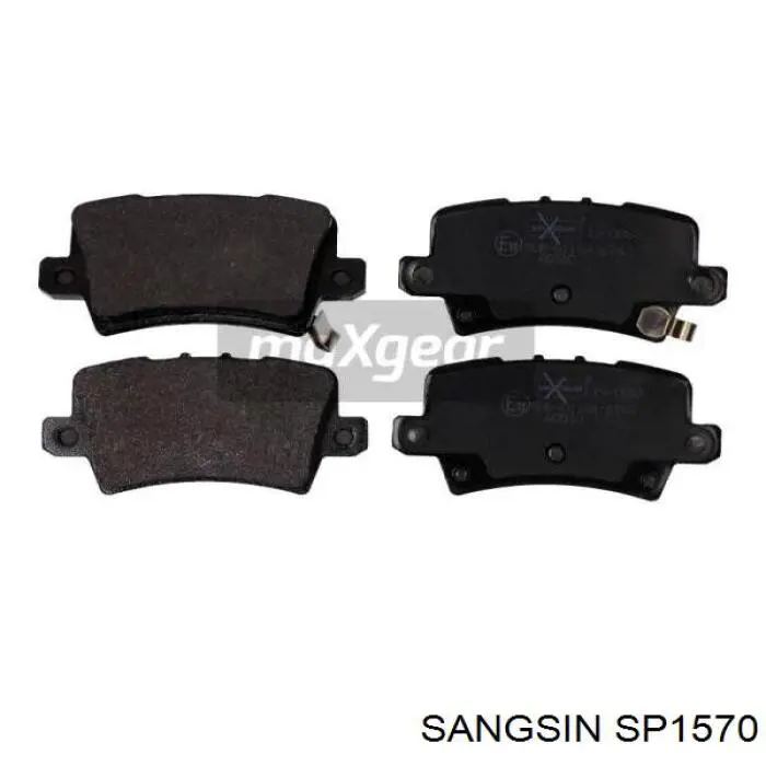 SP1570 Sangsin Колодки тормозные дисковые комплект