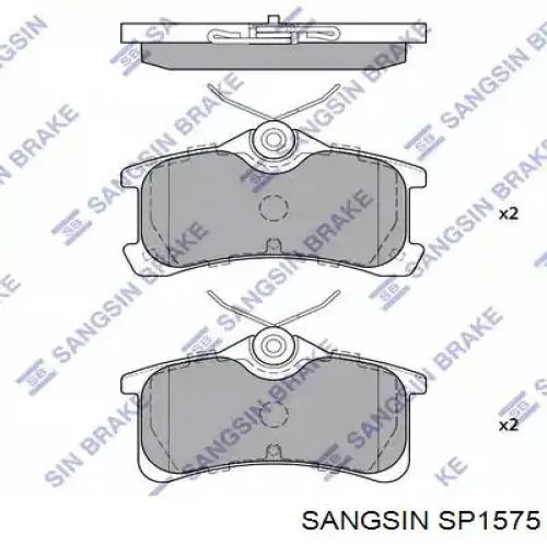 Задние тормозные колодки SP1575 Sangsin