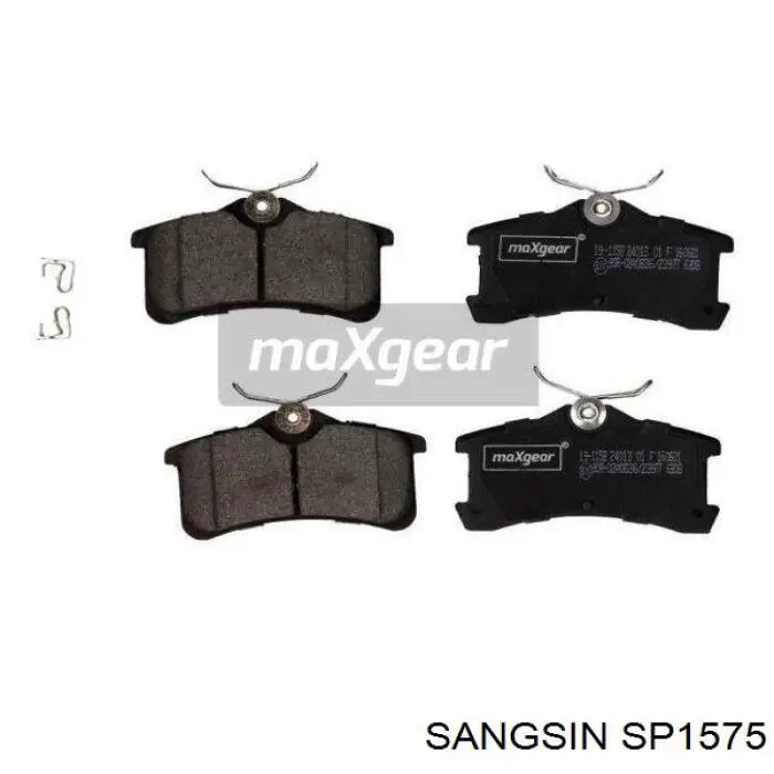 SP1575 Sangsin Колодки тормозные дисковые комплект
