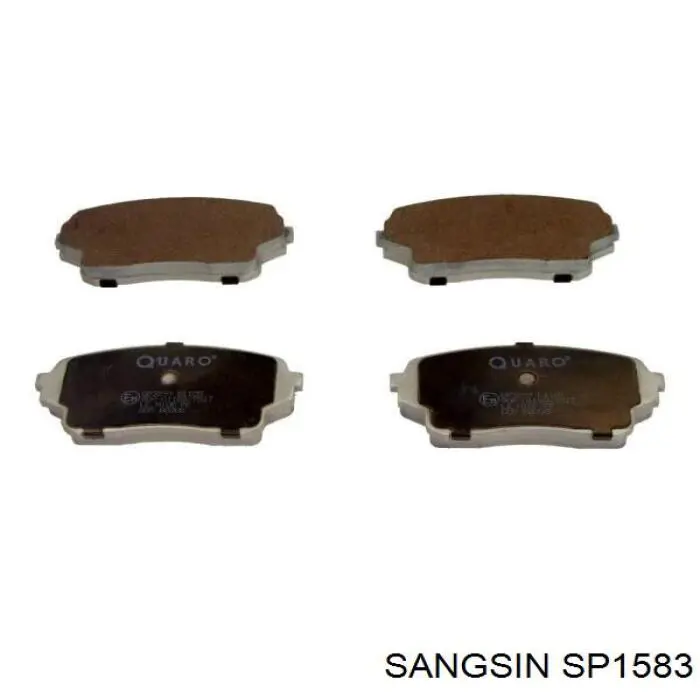 SP1583 Sangsin колодки тормозные передние дисковые