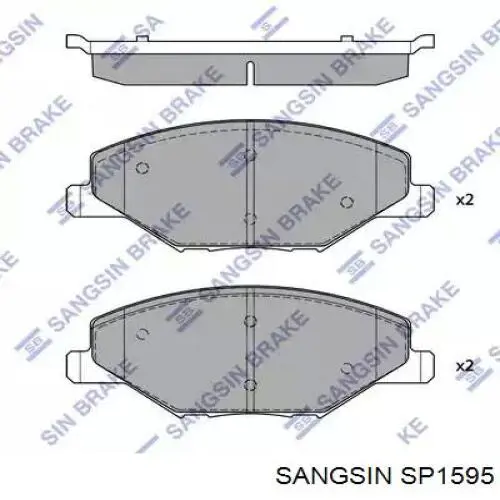 Купить SP1595 Sangsin Колодки тормозные