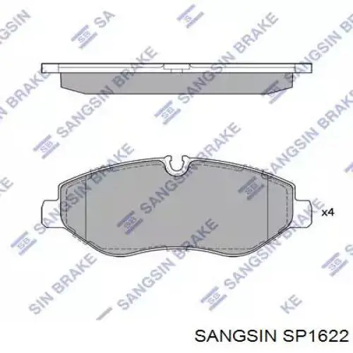 Передние тормозные колодки SP1622 Sangsin