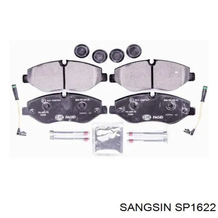 SP1622 Sangsin Колодки передние