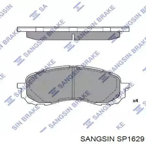 Передние тормозные колодки SP1629 Sangsin