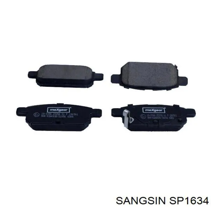 SP1634 Sangsin Колодки тормозные дисковые комплект