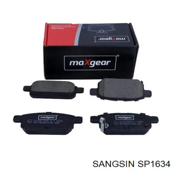 Задние тормозные колодки SP1634 Sangsin