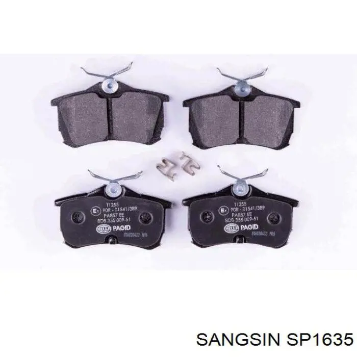 SP1635 Sangsin Колодки тормозные дисковые комплект