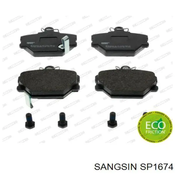 Колодки Sangsin SP1674 цена, от 19.45 USD