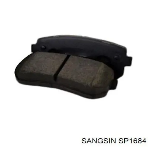 SP1684 Sangsin Колодки тормозные дисковые комплект